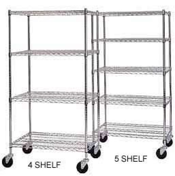 Giá kệ, xe đẩy, inox, wire rack